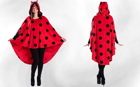 Marienkäfer Plüsch Poncho